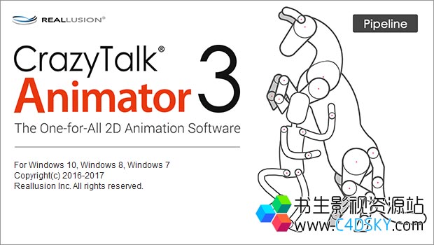 二维角色动画工具软件Reallusion CrazyTalk Animator 3.22.2426.1 Pipeline Win/Mac 免费下载