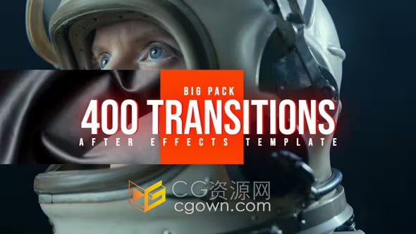 400个过渡元素任君选择免费下载Transitions Pack AE转场模板