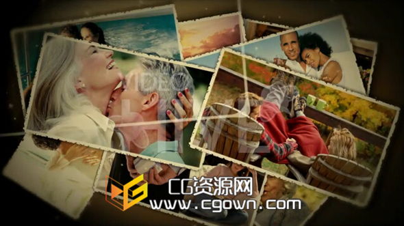 飘落照片相册 Videohive Falling Photos 52612 AE模板