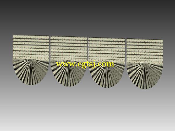 3D室内模型库(窗帘27套)的图片22