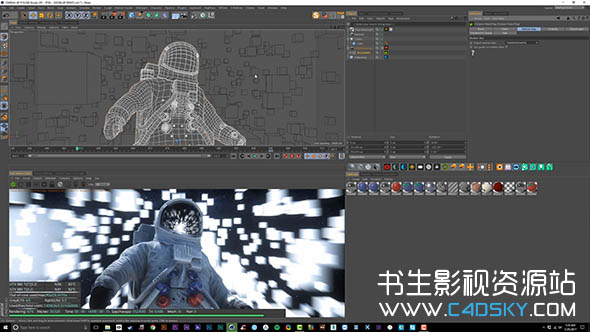 OC渲染器运动模糊快速设置提示教程Cinema 4D Tutorial - Applying Motion Blur in Octane Render 免费下载