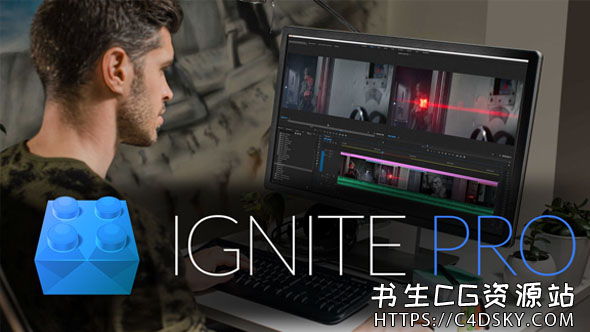 AE/PR粒子特效合成插件套装（包含枪火插件）FXhome Ignite Pro 4.1.9221.34279 Win版