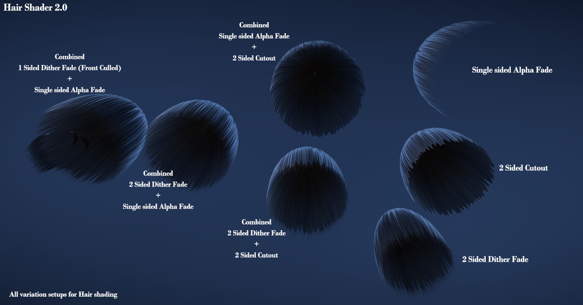 Unity Hair Shader 2.0 Preview HDRP ShaderGraph