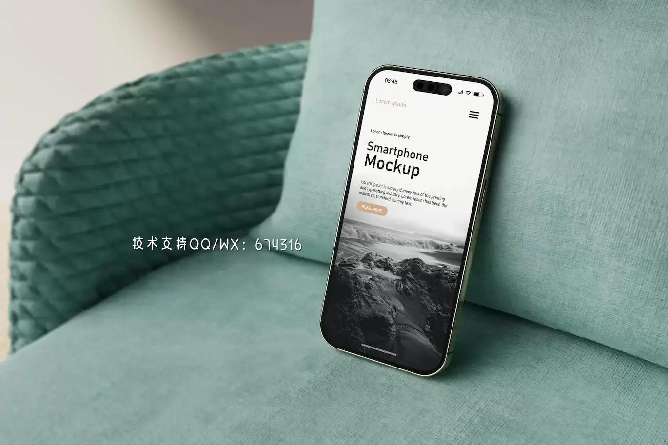 ????高品质的iPhone 14 Pro APP UI样机展示模型mockups免费下载插图1