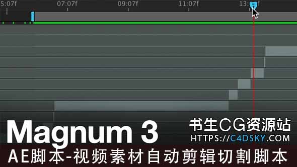 AE脚本-视频素材自动剪辑切割脚本 Magnum V3.3 Win/Mac版