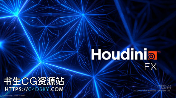 电影特效三维软件SideFX Houdini FX 17.5.327 Win Xforce版,带中文安装说明