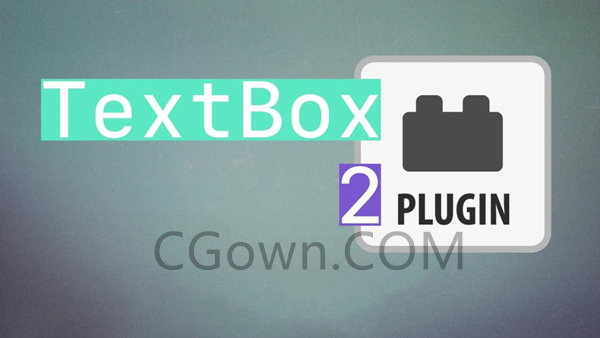 AE插件TextBox2 v1.2.3 Win/Mac方框底栏文字动画特效工具