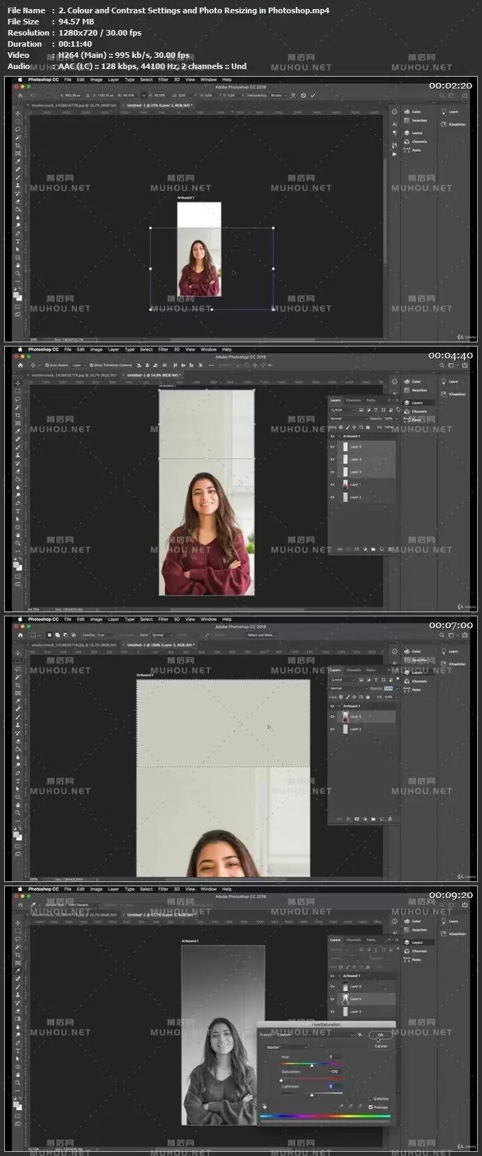 使用 Photoshop 完成 After Effects 和 UI-UX 设计视频教程（英文）Complete After Effects & UI-UX Design by using Photoshop插图1