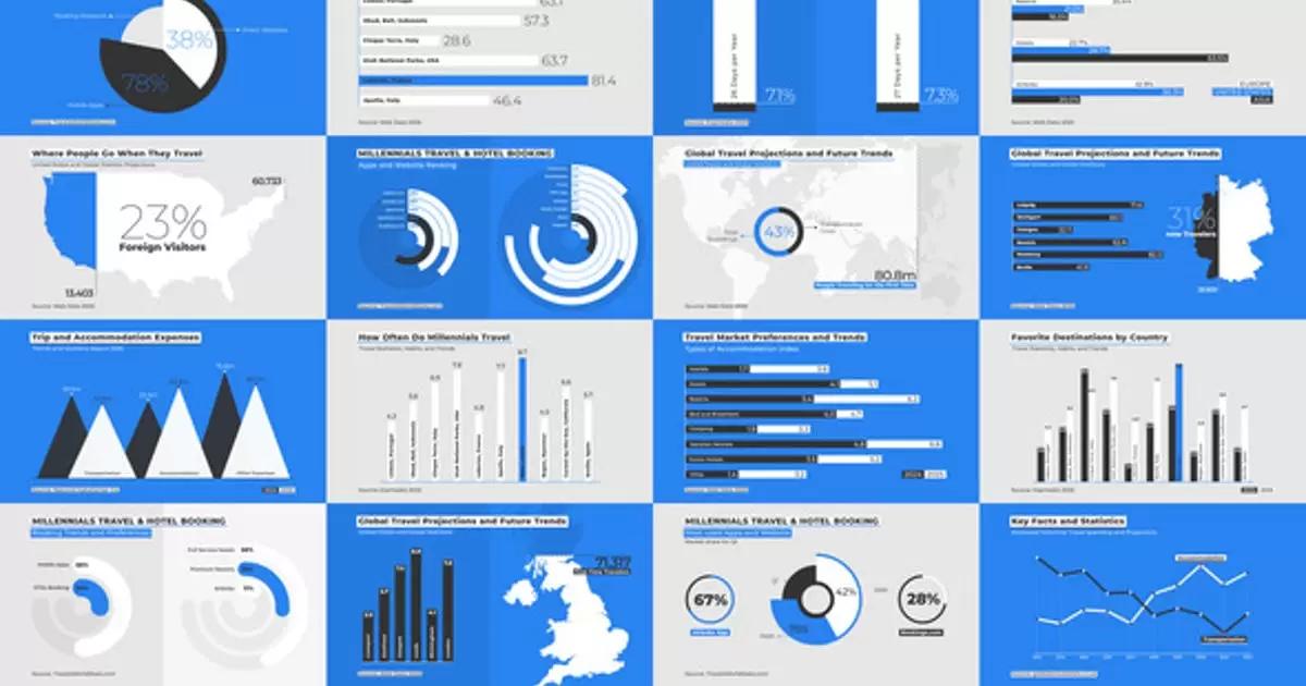 最小信息图表工具包AE视频模版Minimal Infographics ToolKit插图