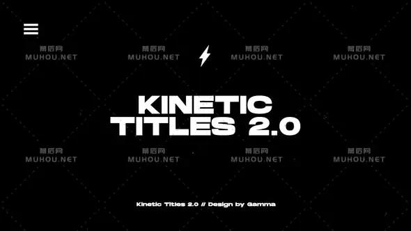 动力学标题文字包装Kinetic Titles 2.0 | FCPX & Apple Motion视频FCPX模板插图