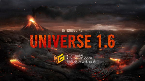 Universe v1.6.0 AE/Premiere 红巨星特效预设库插件