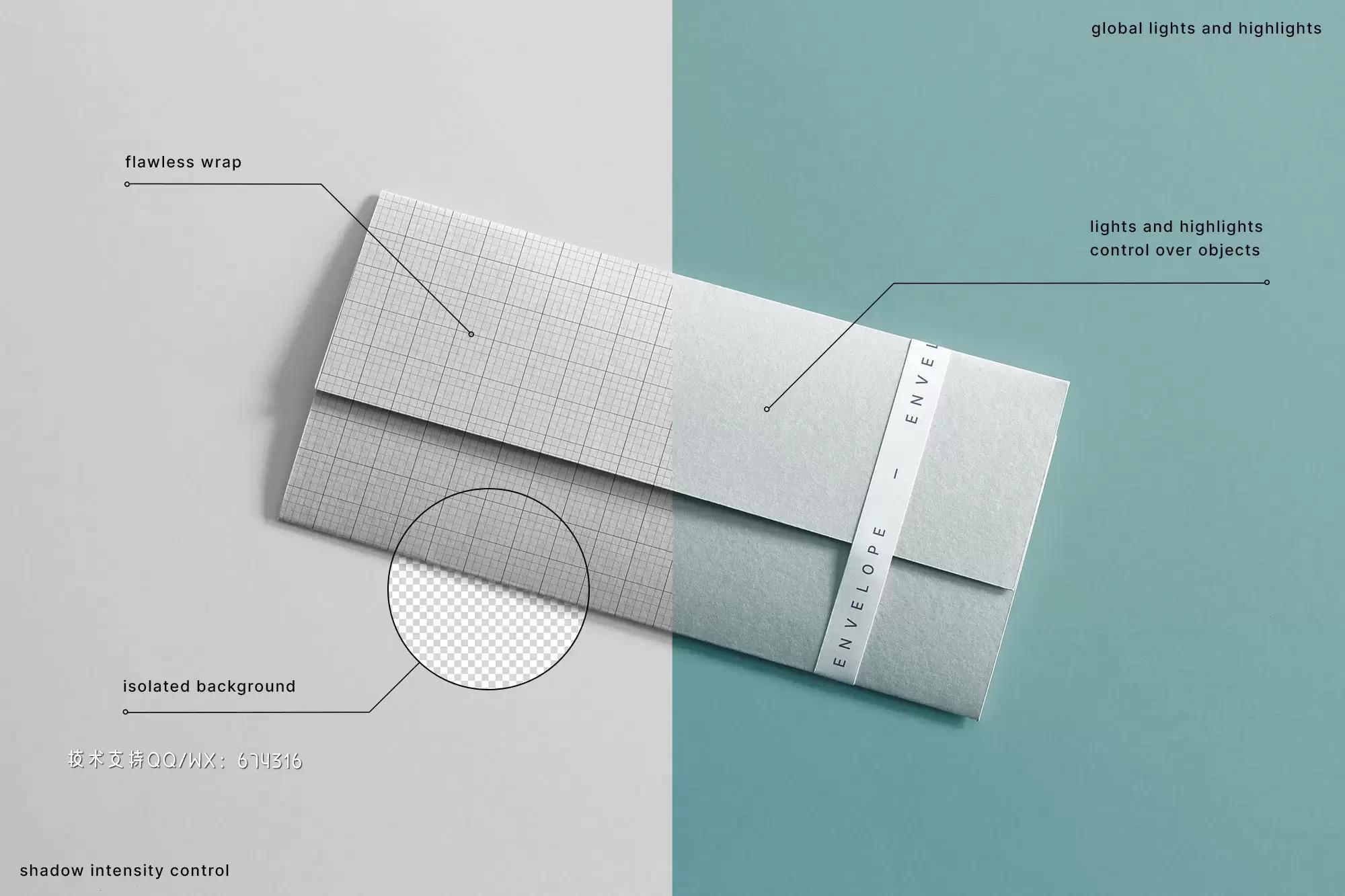 Envelope-with-Ribbon-Mockup-资源特色