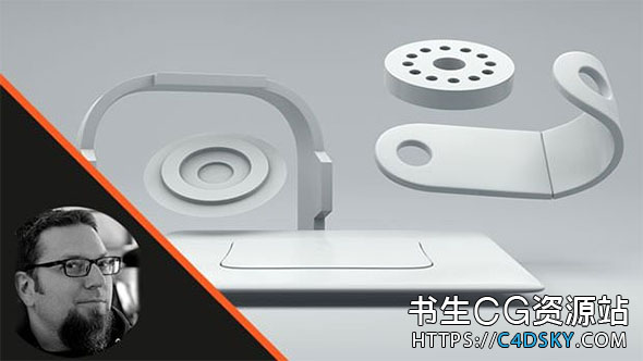 C4D高级硬表面建模技巧教程Udemy Advanced Hard-Surface Modeling Techniques in Cinema 4D 含英文字幕