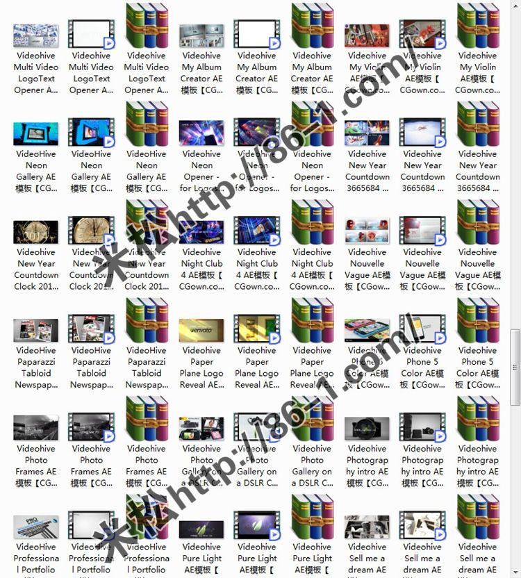 AE模板-11月份发125套Videohive工程集合-米松独家整理-光盘发货