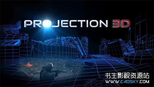 AE摄像机投影映射和三维图片视差动画脚本 Projection 3D v1.03+视频教程