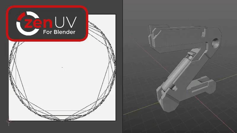 Blender插件-快速创建UV三维模型展UV插件Zen UV v2.2.4 for Blender Easy UV