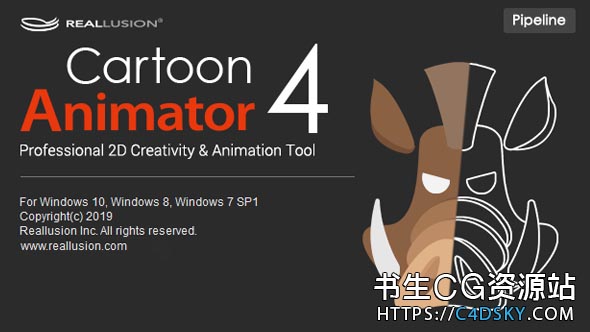 二维卡通角色绑定动画软件Reallusion Cartoon Animator 4.21.1808.1 Pipeline Mac版