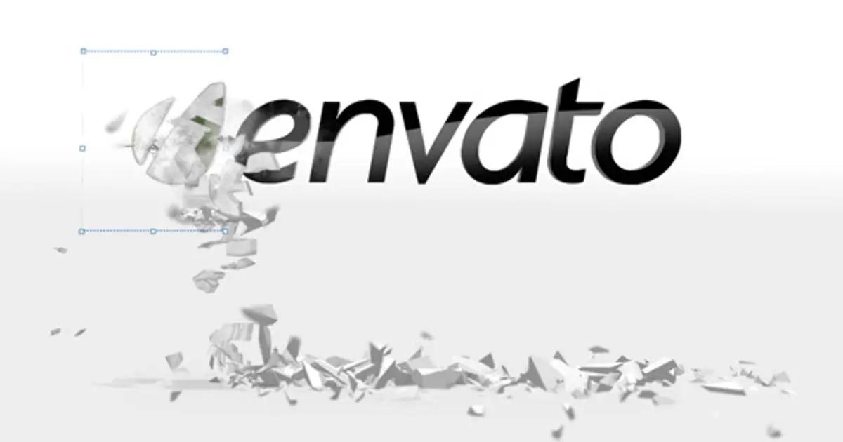 交互式破碎标志揭示AE视频模版Interactive Shatter Logo Reveal插图