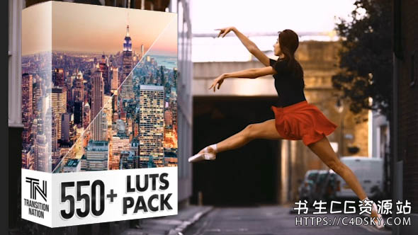 LUTs预设-550+模拟电影胶片调色预设颜色分级工具550+ LUTs – Cinematic Pack