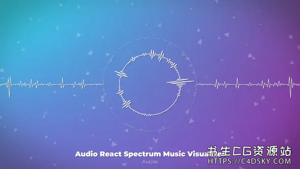 AE模板-66个音频频谱音乐可视化器动画66 Audio React Spectrum Music Visualizer