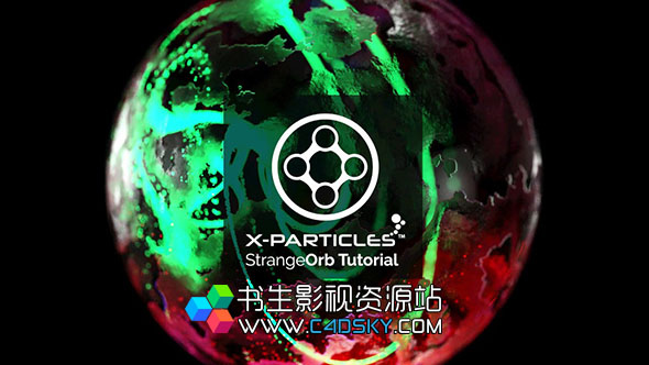 学习X-Particles 4结合Cycles 4D渲染器制作动态玻璃球粒子动画教程 含 X-Particles 4.0.0535试用版 免费下载