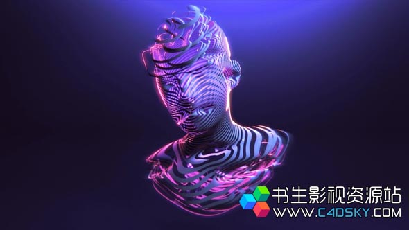 学习如何使用C4D中的Voronoi Fracture为模型制作艺术切片效果教程 含中文字幕