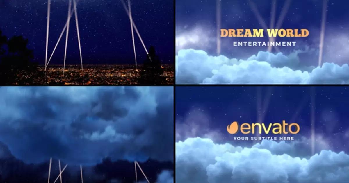 电影天空云端片头logo揭幕AE视频模版Cinematic Sky Opener插图