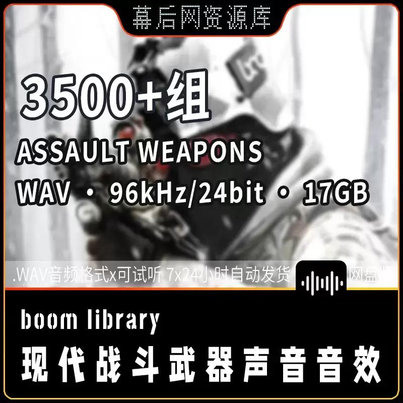 Assault Weapons Bundle狙击枪机枪开枪突击武器音效插图