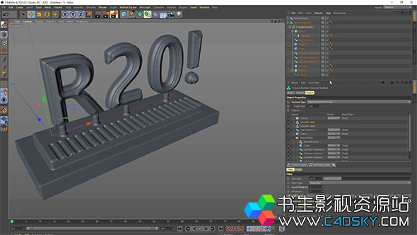 GSG教程-C4D R20新功能全面讲解教程New Features in Cinema 4D R20 含中英双语字幕