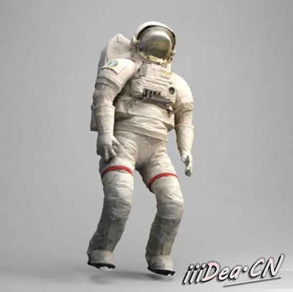 Space Suit Scanned 3D Model