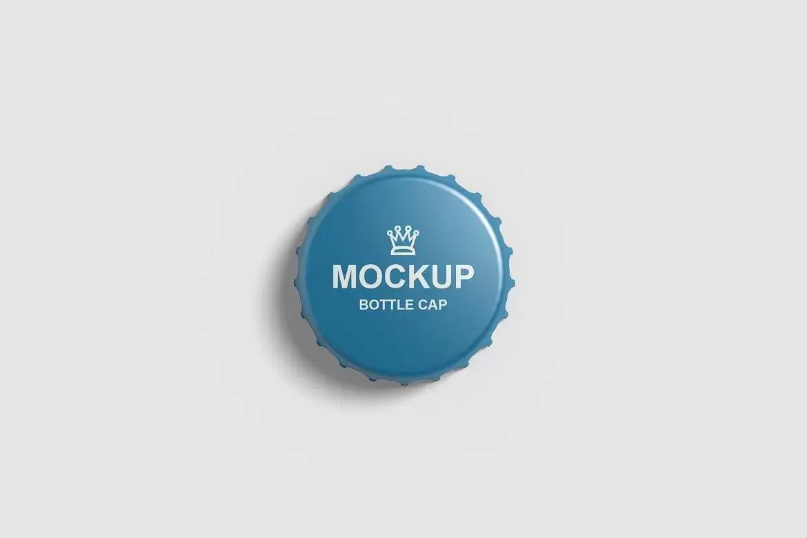 瓶盖设计VI样机展示模型mockups免费下载插图1