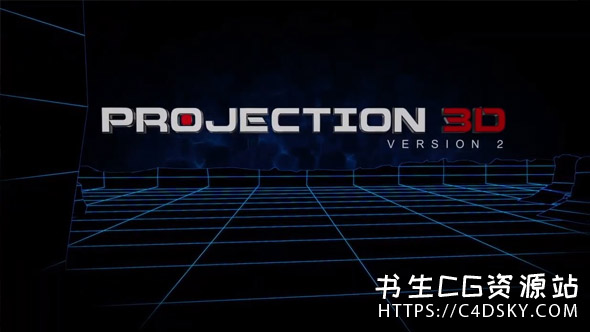 高级平面图片投射三维摄像机视差动画AE脚本 Projection 3D v2.01 Win/Mac+视频教程