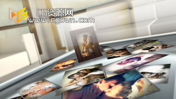 爱的甜蜜相框相册 Videohive Love photo frames AE模板