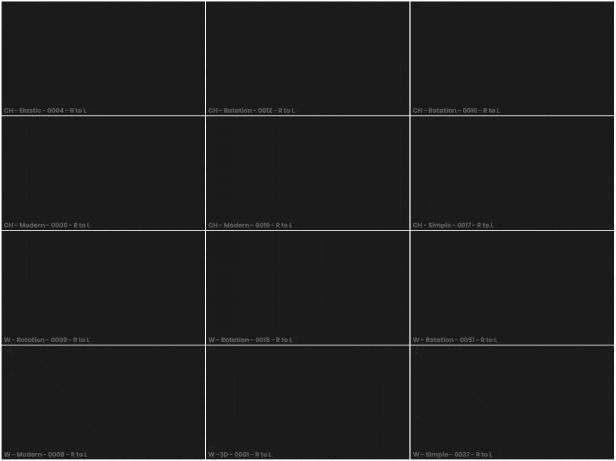 中文汉化FCPX插件-2154个缓入缓出文字标题动画摄像机形状遮罩笔刷毛刺故障无缝转场插件