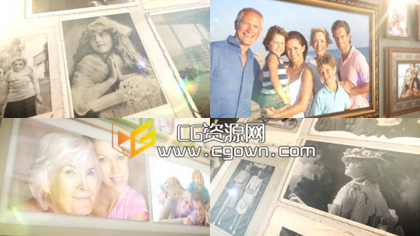 幸福一家 记忆之旅相册 Videohive Memory Journey  AE模板