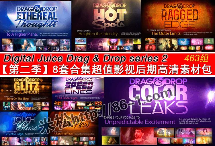 第二季 Drag & Drop Series 2系列8套超值高品质视觉特效全高清素材