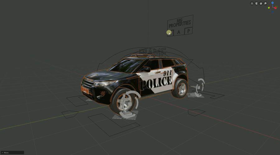 Blender插件-汽车绑定动画插件Blender Market Car-Rig Pro “Blender Kit” v1.4