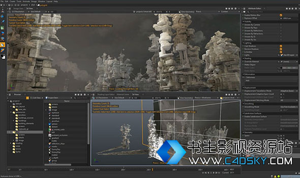 高端2D/3D动画软件Isotropix Clarisse iFX v3.5 SP4 Win/Mac/LINUX -AMPED 免费下载