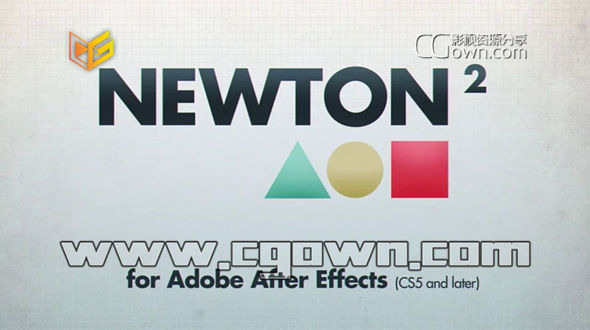 AE插件 Newton 2.1.22 (Win/Mac) CS5-CC 2014 牛顿动力学图形动画