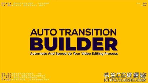 AE脚本-自动转场生成器预设管理使用工具 Auto Transition Builder V1.0.1 + 使用教程