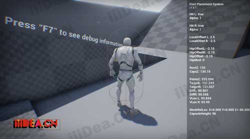 UE4 2 Bone IK Foot Placement System v1.0.4 - 骨骼IK脚部放置系统