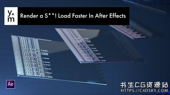 中英双语字幕教程-如何使用命令行加快AE渲染的速度教程Render Faster in After Effects Mac & Win