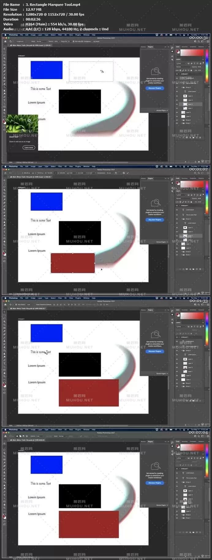 Photoshop照片编辑学习课程视频教程（英文）Adobe Photoshop 2021 – Photo Editing插图1