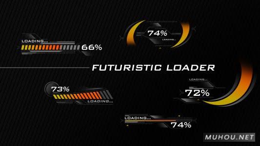 未来加载loading屏幕视频AE模板插图