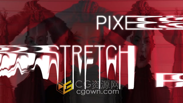 Mac版本AE/PR插件Pixel Stretch v1.6.0画面扭曲像素拉伸变形特效