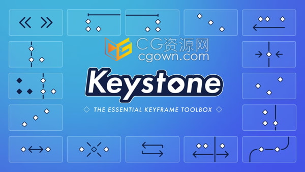 Keystone v1.1.2动画关键帧编辑工具箱AE脚本