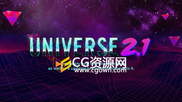 安装Universe 2.1 插件支持AE/PR/VEGAS/DavinciResolve/HitFilm