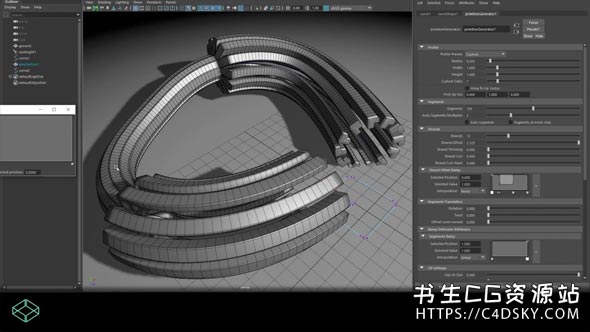 Maya参数化几何图形模型生成插件PrimGen v2.02 + v2.13 For Maya 2016-2020 Win/Mac/Linux