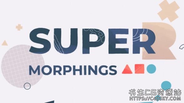 中文汉化AE脚本-二维扁平化卡通液体流体拖尾MG动画制作脚本AEScripts Super Morphings v1.0.2a+使用教程