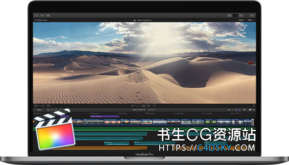 FCPX v10.8.0苹果视频剪辑软件Final Cut Pro 10.8.0 中文/英文/多语言版